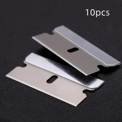 Промышленные лезвия, Лезвие для вскрытия коробок с одним лезвием, Металлическое лезвие для замены без инструментов, Подходит для вскрытия коробок, Снятия краски, Дома