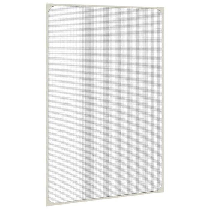 VidaXL Moustiquaire magnétique pour fenêtres blanc 80x120 cm 153849