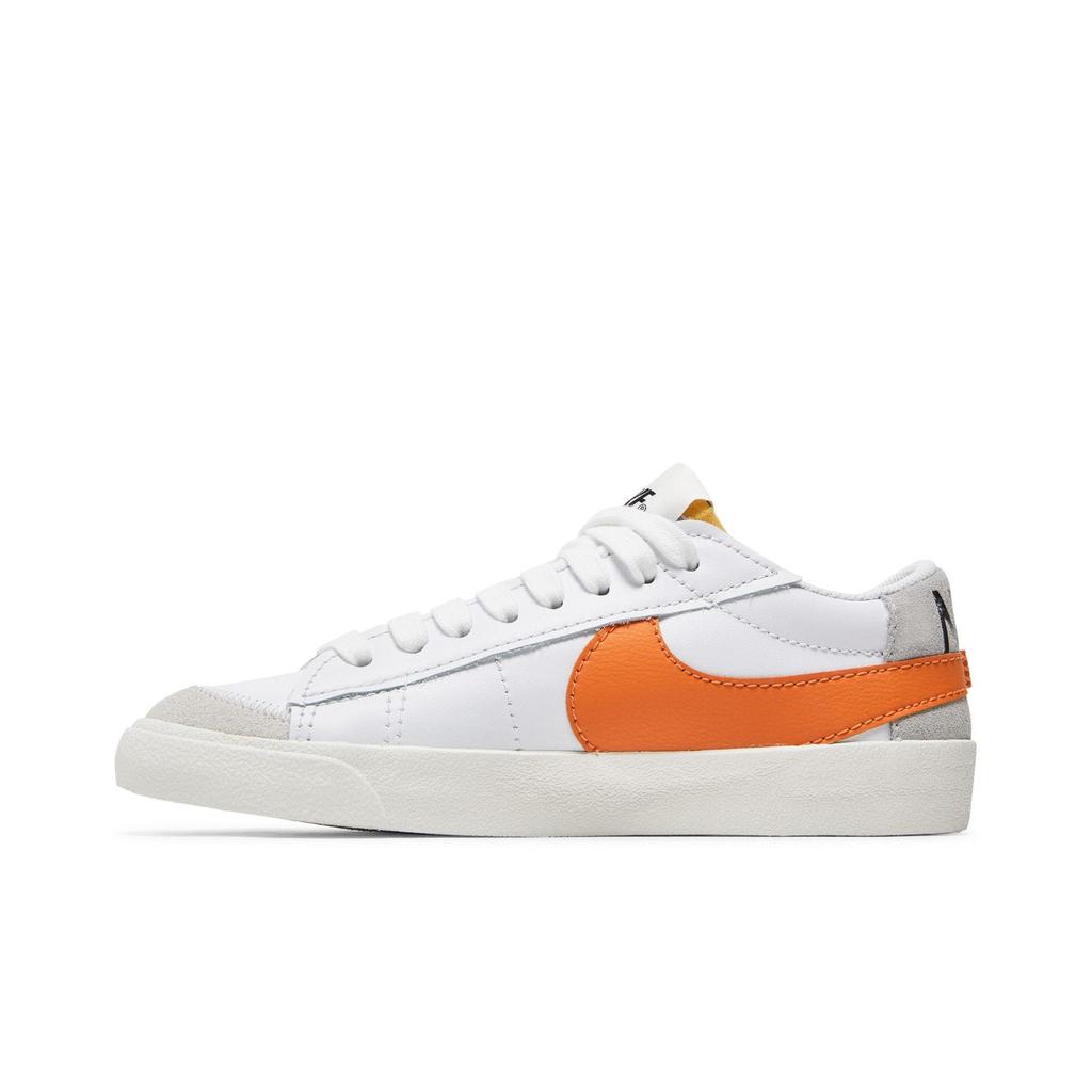 Nike Blazer Low '77 Jumbo 'White Alpha Orange' (Unisex) White / Grey / Sail / Alpha Orange Skateboard Shoes DN2158 100