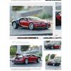 Welly 1/24 Суперкар Bugatti Chiron Сплавная машина Литые и игрушечные транспортные средства Модель автомобиля Миниатюрная масштабная модель автомобиля Игрушка для детей