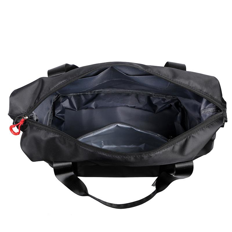 Текстурированная сумка с разделением для сухой и влажной воды для увеличения вместимости. Водонепроницаемая мужская дорожная сумка для фитнеса.