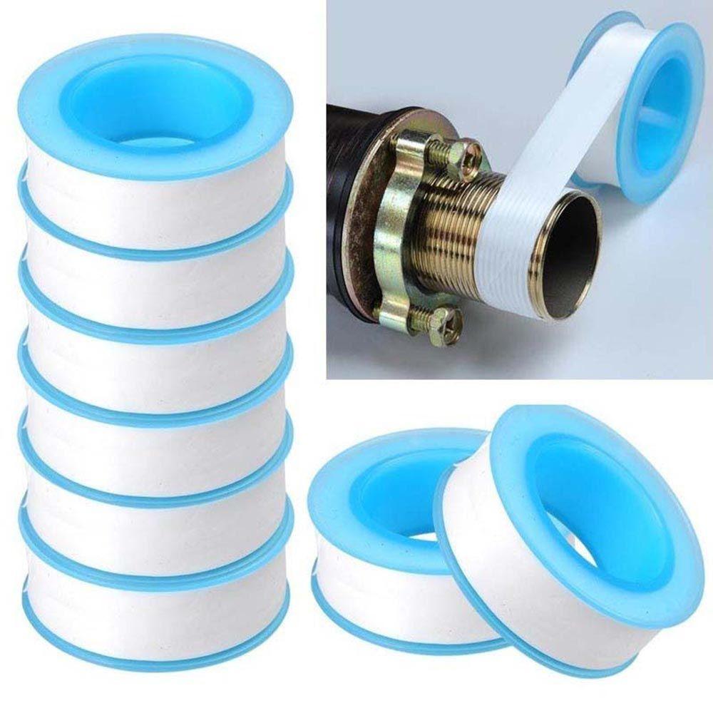 White Adhesive Roll Pipe Thread Seal Tape Plumbing PTFE