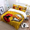 Pop art lips design. Bedding sets Duvet cover sets Duvet covers Pillowcases(1*Duvet Cover 2*Pillowcases without duvet insert)