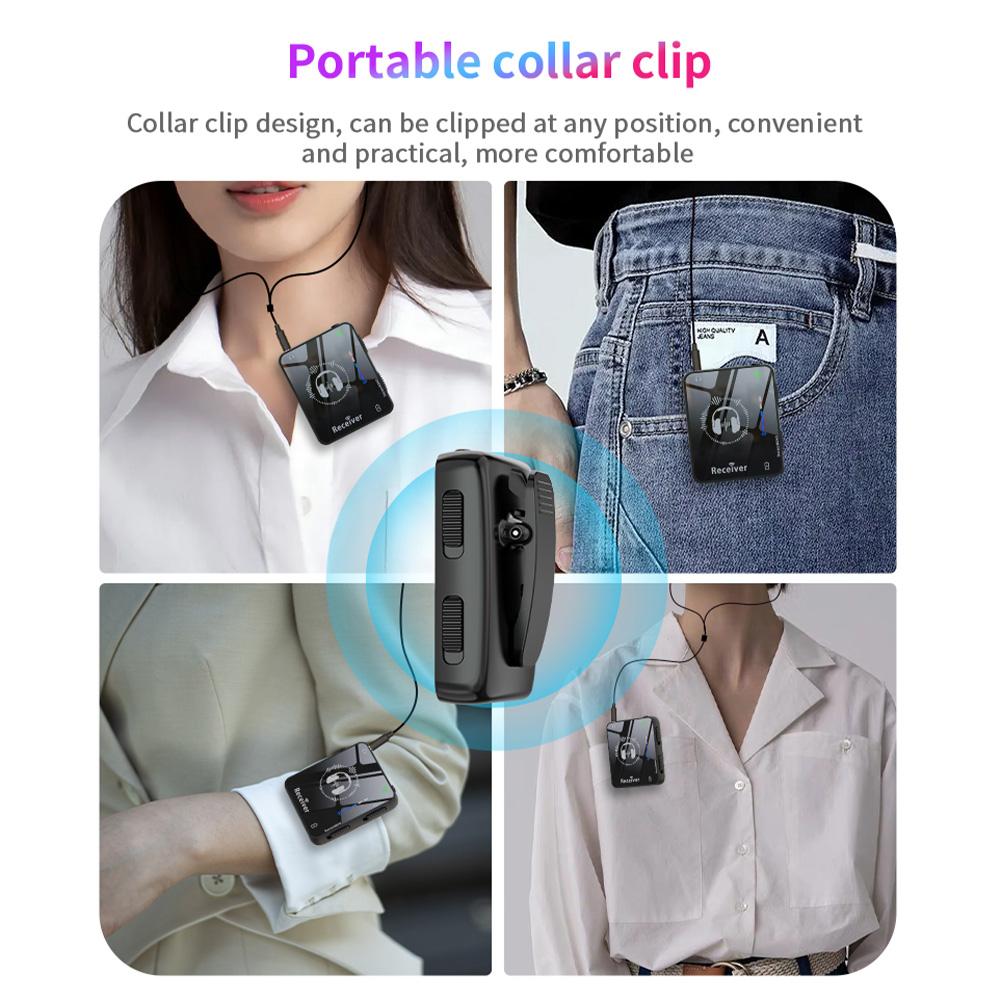 2,4 ГГц беспроводная система передачи данных для наушников-мониторов, перезаряжаемый передатчик и приемник