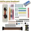 Набор электронных компонентов Стартовый DIY проект Для Arduino UNO R3 Распространенные конденсаторы Резисторы Конденсаторы Макетная плата на 830 контактов