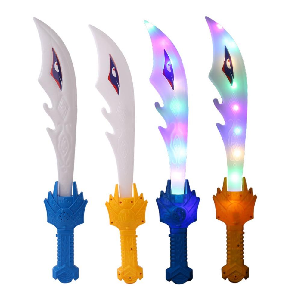 New Children's Luminous Lights Music Toy Knife Simulation Dragon Slayer Knife Sound Flashing Knife