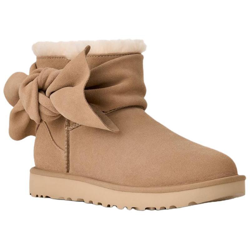 UGG Классические Новинка Термо Снежные Ботинки Женские Каштановые Кроссовки 1176310-SAN