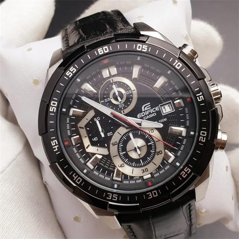 Casio Мужские часы EDIFICE Черные EFR-539L-1AV-