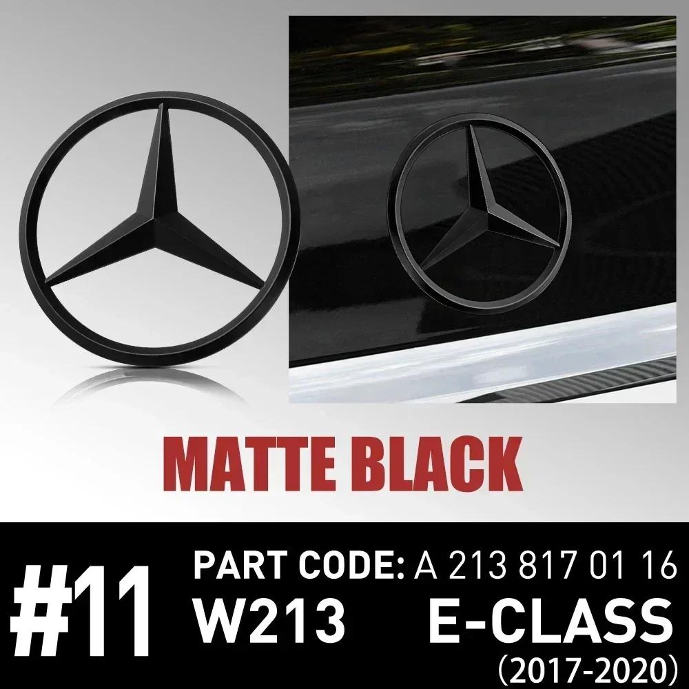 Original Car ABS 3D Logo Rear Trunk Badge Decoration Sticker For Mercedes Benz AMG E-Class W212 2010-2016 W213 E Class 2017-2020 GR1