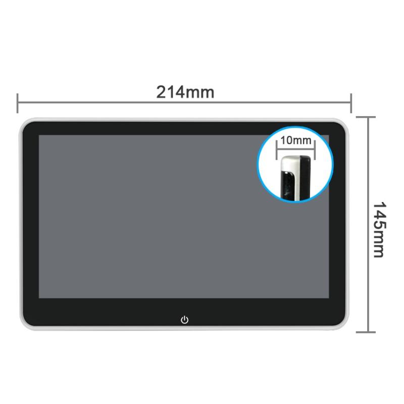 Сенсорный экран, внешний MP5-дисплей на подголовнике, автомобильная универсальная задняя развлекательная система