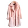 Autumn and Winter New Imitation Fur Imitation Mink Coat Women's Medium and Long Plush Coat Warm Thickened Coat