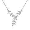 925 Sterling Silver Leaves Necklaces & Pendants for Women Fashion Lady Festival Gift Sterling-silver-jewelry