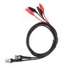 2pcs P1011 BNC Q9 to Dual Crocodile Clip Oscilloscope Test Probe   Cable