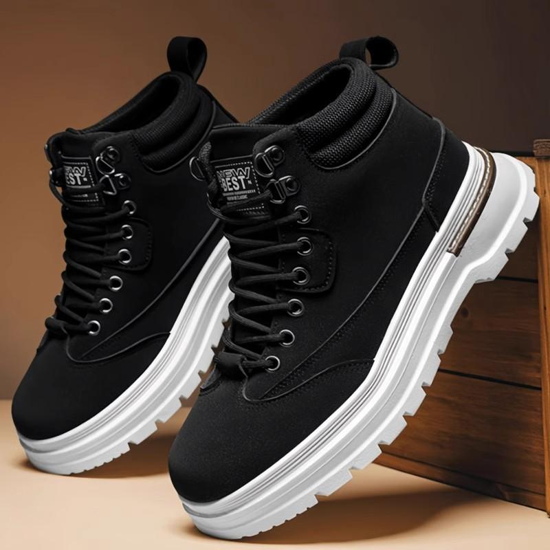 Модные качественные мужские кроссовки Новые повседневные ботинки для мужчин Уличные ботильоны Ботинки для скейтбординга Мотоциклетные ботинки Мужские Zapatos Zapatillas Hombre