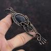Silver Sheen Obsidian Pendant Copper Wire Wrapped Pendant Gemstone Handmade Pendant Gift For Wedding Silver Sheen Obsidian Copper Jewelry