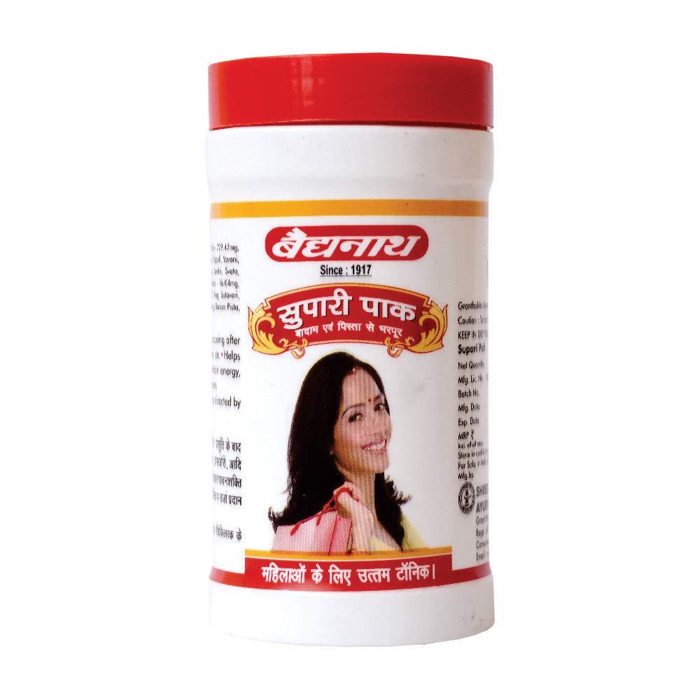 Baidyanath Asli Ayurved Supari Pak 100g X Pack of 2 | Digestive Support & Backache Relief for Women