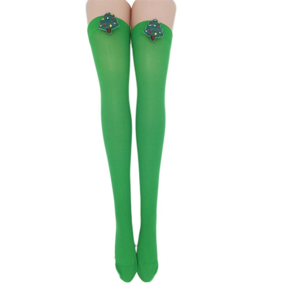 Bow Party Accessories Long tube Stockings Knee socks Christmas