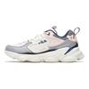 Fila Женские кроссовки для марафона Skipper из легкой ткани, низкие, серые, розовые, белые F12W021108FSA