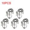2-10PCS P6100 BNC Oscilloscope Probe Kit High Precision Scope Analyzer Alligator Clip Probes Test Leads 100MHz Oscilloscope Part