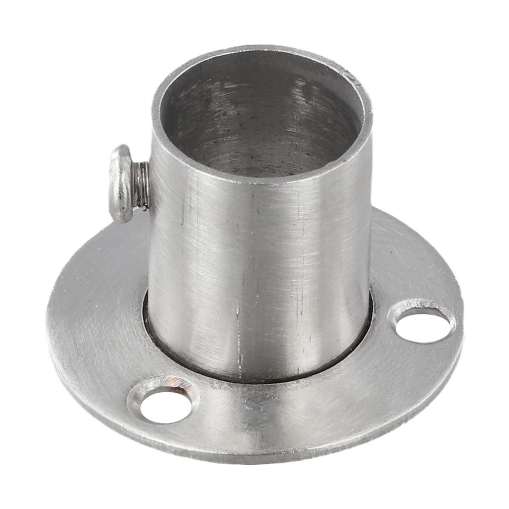 Thicken Stainless Steel Wall Flange Anchor Secure Attachment for Round Tubes