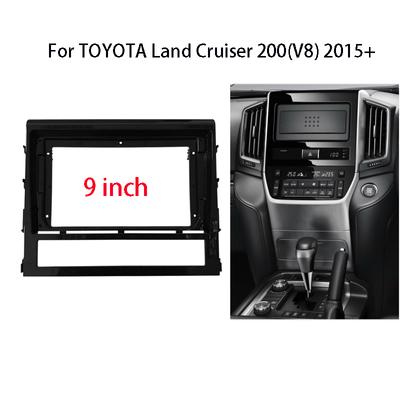 9-дюймовая автомобильная радиопанель для TOYOTA Land Cruiser 200(V8) 2015+ Аудио Стерео Панель Панель Монтаж Рамка Комплект Лицевая Панель