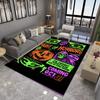 Halloween Night Pumpkin Floor Mat, Non-Slip Door Rug for Living Room Carpet Festive Home Decor for Xmas, Halloween rug