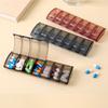 Organization Easy To Carry Useful with Letters Portable 7 Days Weekly Pill Box Tablet Holder
