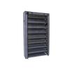 10-Tier Shoe Rack with Dust Cover, Glass