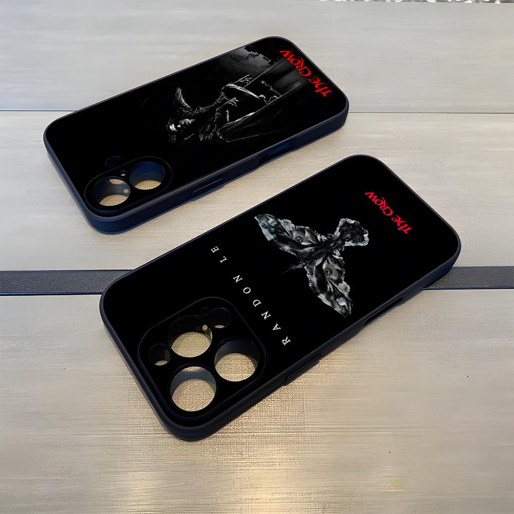 Классический фильм The-C-CrowS Чехол для телефона Для IPhone 17 Air 16 E Pro Max 15 14 13 Mini 12 Pro 11 Max Plus Черный Мягкий корпус