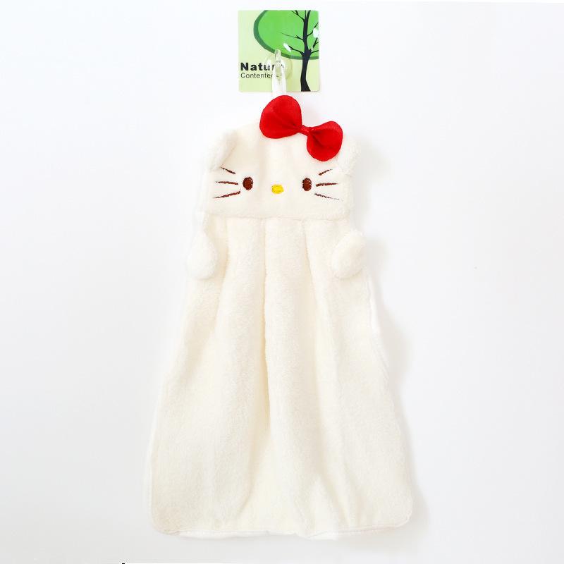 Корейское милое мультяшное детское полотенце из микрофибры для рук