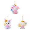 Плюшевая брелок-брелок Sanrio Heart Blossom Cat с хлопковым наполнителем для девочек и коллекционеров