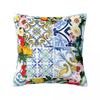 Sicilian Tiles,Mediterranean,Mosaic,Lemons Square Pillowcase Cushion Cover Pillow Case Throw Pillow Cover For Home Sofa