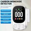 Real Time Monitoring CO Monoxide Alarm Large Screen Temperature Humidity Detector  Travel
