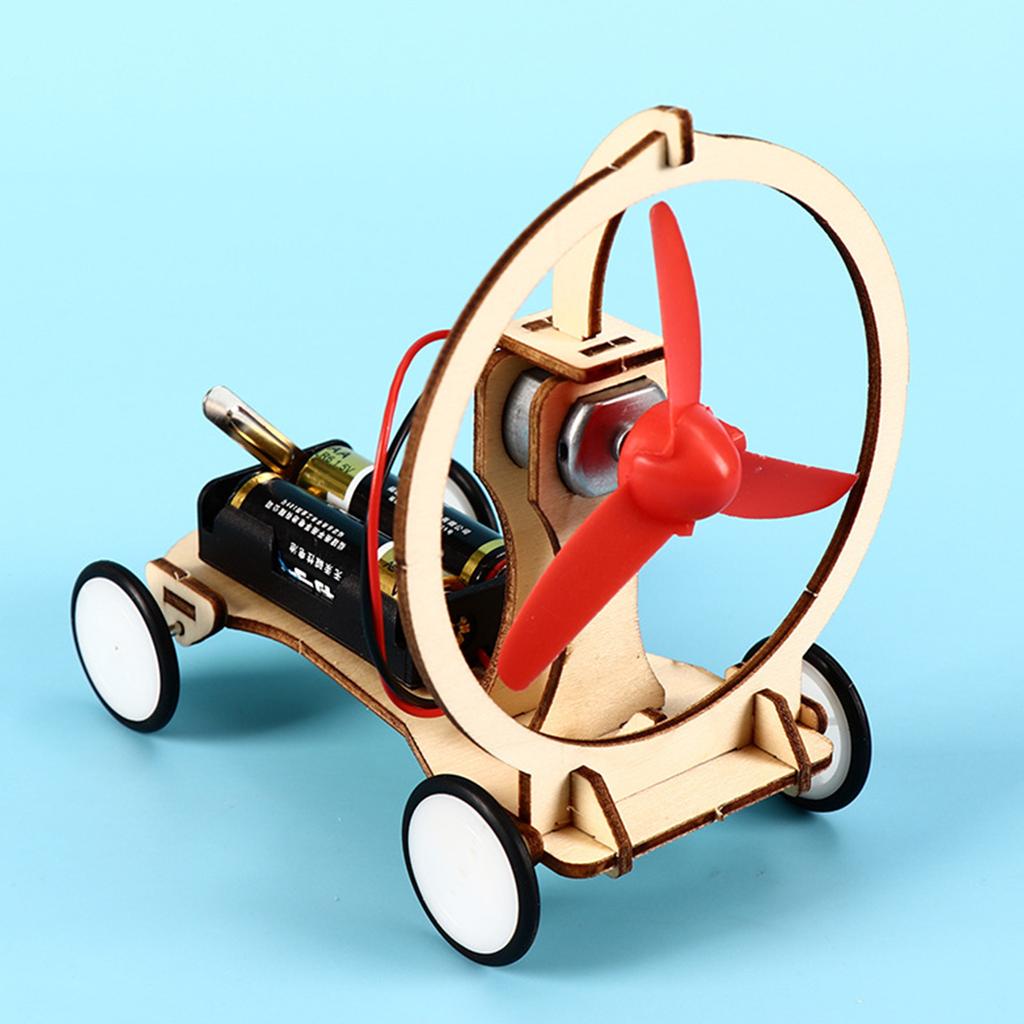 Электрическая ветряная модель автомобиля Физические эксперименты Технологическая игрушка Физика Обучение Наука Образовательный набор Собрать модель Игрушка