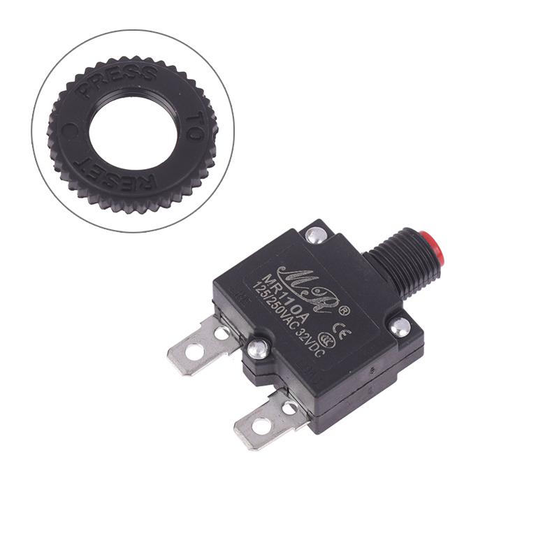 Electronic Accessories Thermal Switch Circuit Breaker Current Overload Protector Switch Fuse 3A 4A 5A 6A 7A 8A 10A 15A 20A