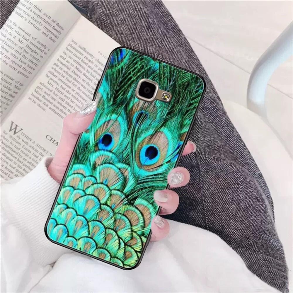 Чехол для телефона с павлиньими перьями для Samsung A 10 11 12 13 20 21 22 30 31 32 40 51 52 53 70 71 72 73 91 13 shell