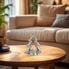 1PC Table Ornaments Nordic Art Candle Holders Home Decor Ceramic Romantic Christmas Tree