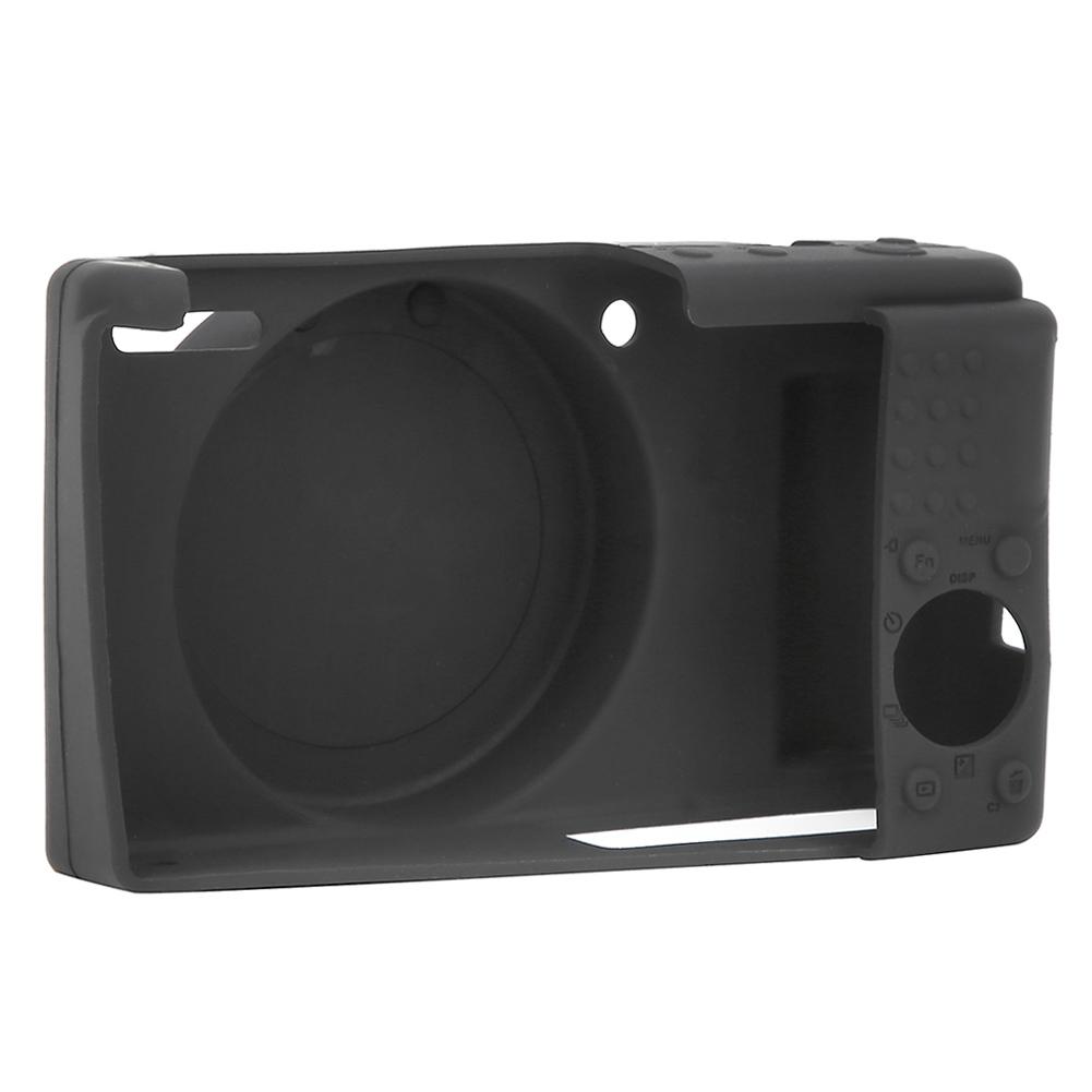 Digital Camera Silicone Protective Cover Case Accessory for Sony ZV1 Camera Black