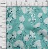 Хлопок Flex Dusty Teal Green Ткань Цветочный Платье Материал Ткань Принт Ткань По Ярдам 40 Дюймов