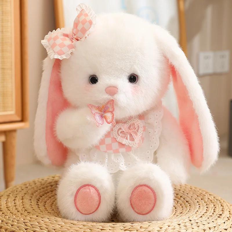 45cm Cute Fox Cat Rabbit Bear Plush Toys Soft Lovely Animals Stuffed Dolls Grasping Doll for Children's Birthday Holiday Gift