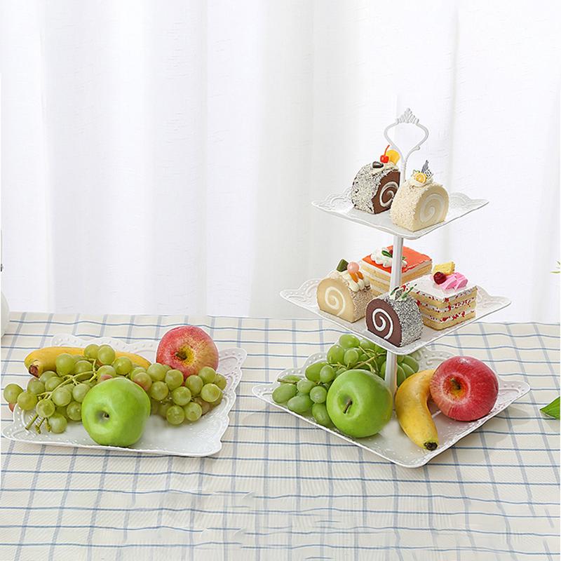 2/3-ярусная подставка для кексов, сервировочная подставка, десертная башня, поднос для фруктов, для чаепития, детского праздника, свадьбы, рождественской вечеринки