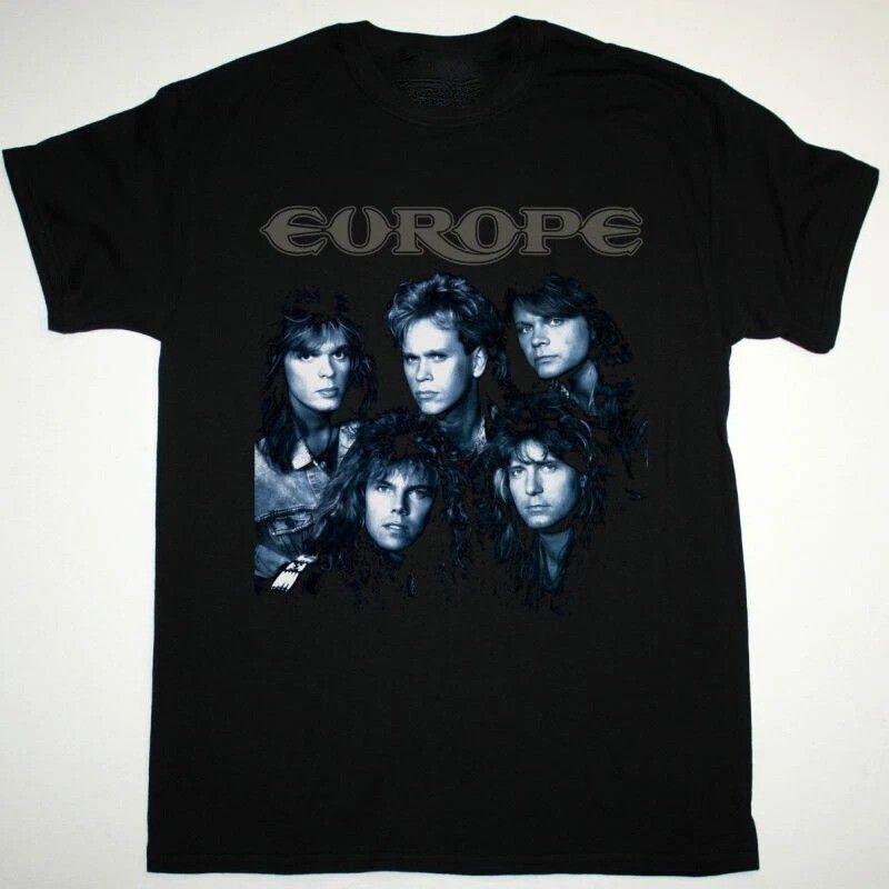 Unisex shirt Cotton Oversize Large Size Europe Band Heavy Cotton S-5XL Unisex Black Classic Shirt BT1560