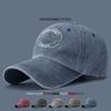 New Four Seasons Faded Wash Old Baseball Cap Embroidered Lettering Fashionable Casual Sunscreen Cap Men's And Women's