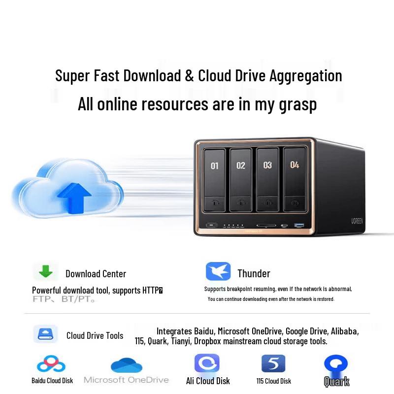 UGREEN DXP4800 GT 4-Bay AI Network Storage NAS