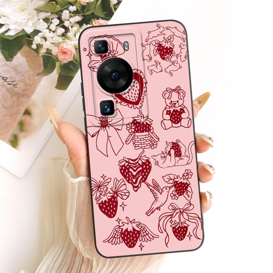 Чехол для Huawei P60 Pro MNA-AL00 Новый Роскошный Конфетный Расписной Чехол Мягкий Силиконовый Чехол Для Huawei P60 Art P 60 Pro P60Pro Funda Сумки