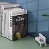 Прозрачная акриловая L-образная подставка и упор для книг