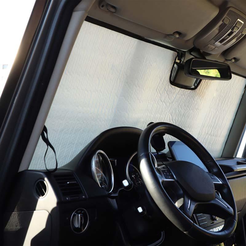 For Mercedes-benz G-Class W463 2004-2018 Car Windshield Sun Shade Front Window Curtain Summer UV Refletive Sun Protection Cover
