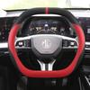 Чехол из микрофибры и кожи на руль автомобиля для MG HS ZS EHS One MG7 MG4 2024 2025 2026 Автоаксессуары