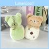 Cartoon Animal Plush Keychain With Soft Pp Cotton For Kids And Collectors