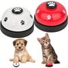 Pet Toy Bell For Dogs Cat Training Interactive Toy Pet Footprint Cat And Dog Dinner Reminder Small Bells Pet Feeding Training Tool